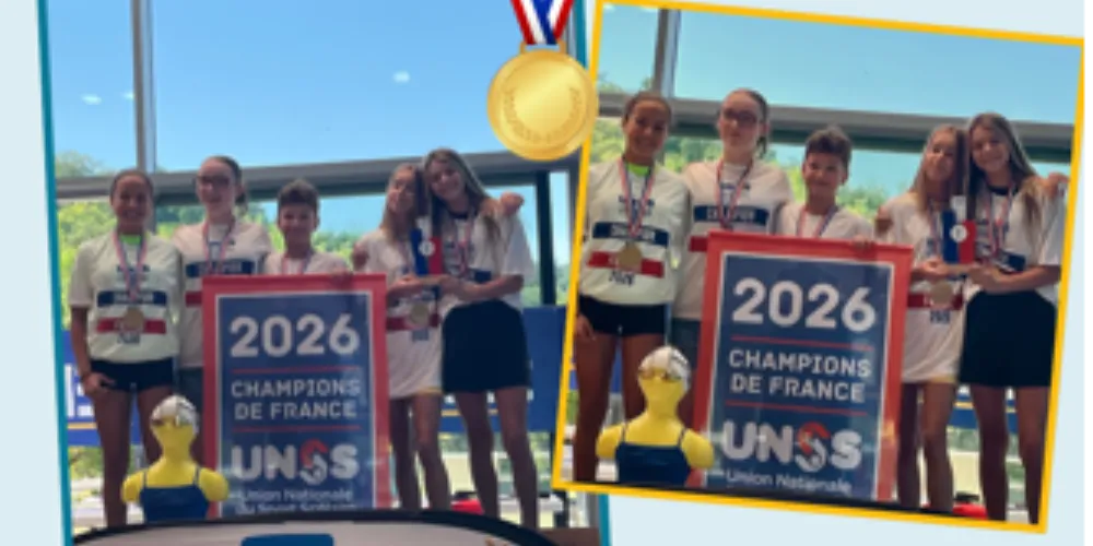 Champion de France UNSS de Natation !