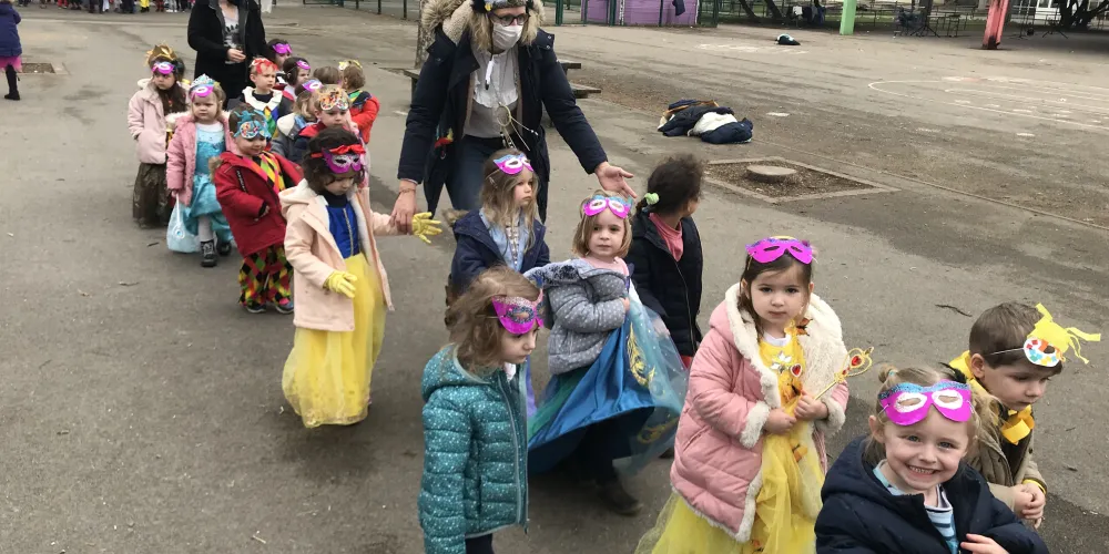Les enfants ont fêté le carnaval ce mardi 1er mars