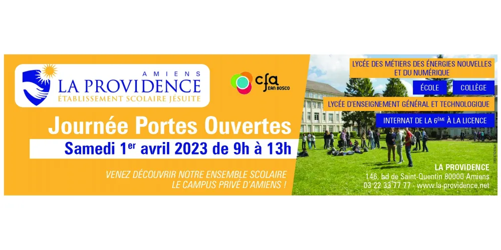 JPO 1er avril de 09h à 13h