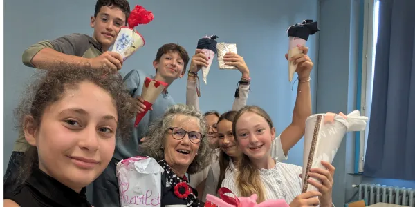 visuel L'allemand a le sens de l'accueil ! Vos enfants sont bienvenus, suivis et reconnus ...