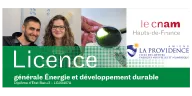 NOUVEAU !! OUVERTURE CETTE RENTREE DE LA LICENCE ENERGIE RENOUVELABLE (BAC+3) associé AU CNAM